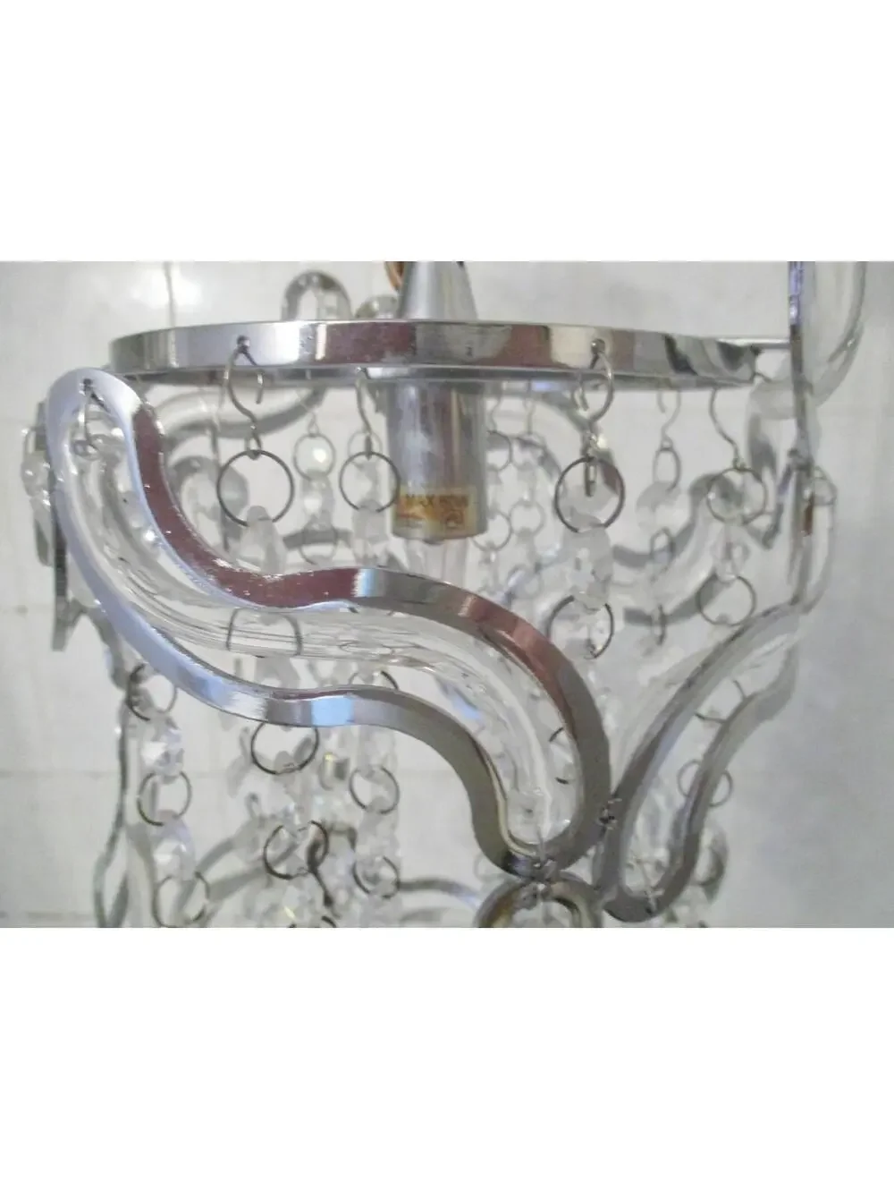 Pair of ET2 Twist 1-Light Pendants in Polished Chrome E21253-20PC